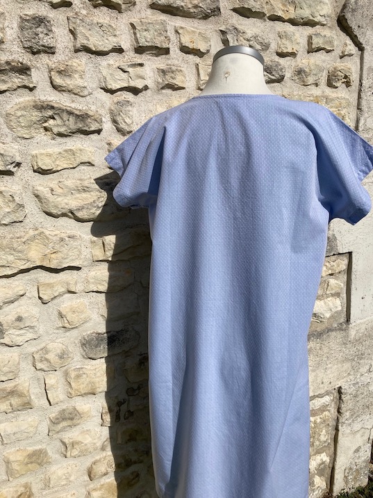 Claudia Jacquard Bleu Dos 10:23