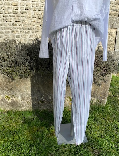 Alexis Pant Rayé Bl Vert Bx entier 3:24