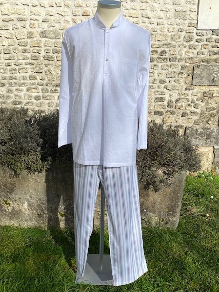 Alexis pant Rayé Ladislas Che seersuck bl 3:24