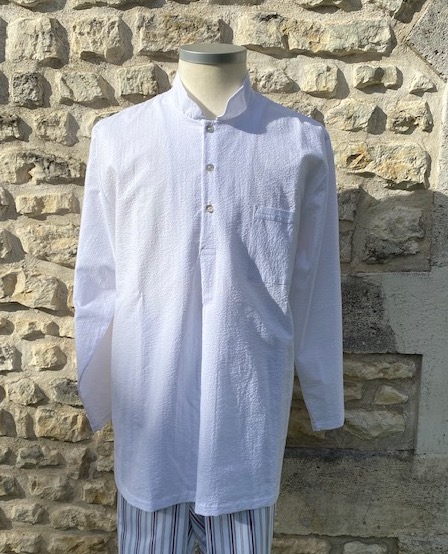 Ladislas chemise seersuck bl buste 3:24