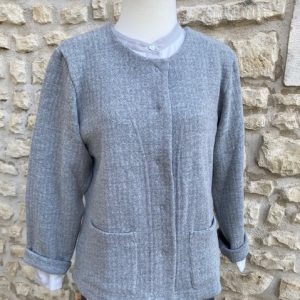Veste en maille de laine