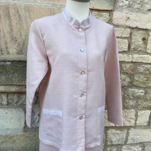 Pyjama avec col officier en gaze